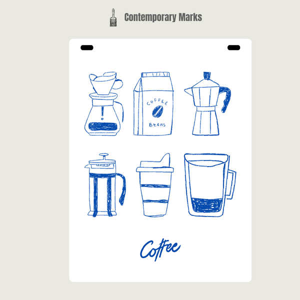 Minimalist Hanging Coffee Sign – Coffee Bar, Café, Kitchen Artwork