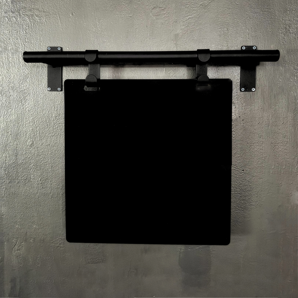 Contemporary Marks Cafe Menu Board Blank in Black frame with black board