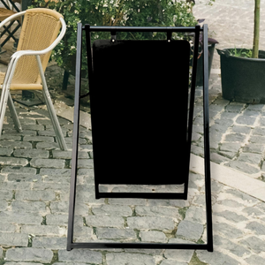Contemporary Marks Business Signage Blank Black in Black