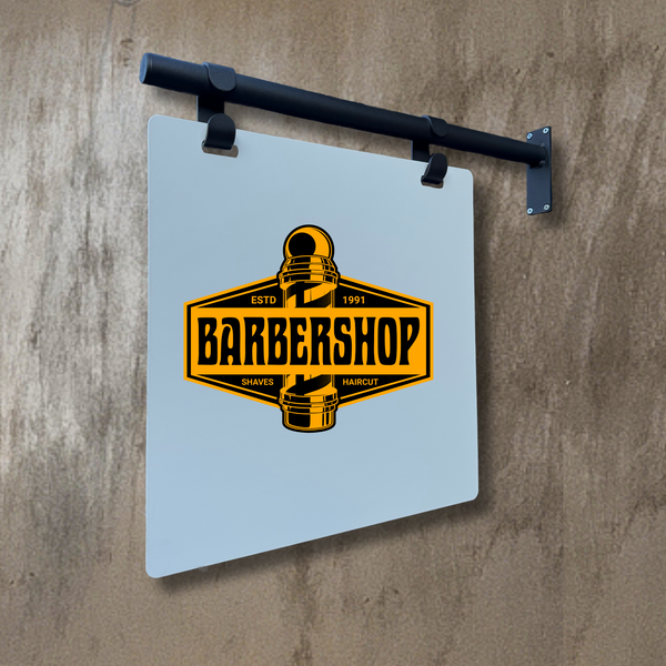 Contemporary Marks Storefront Signage - Barbershop