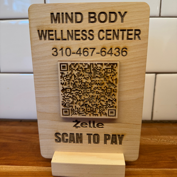 Personalized Cash App QR code sign