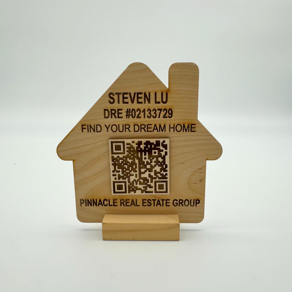 Modern Realtor Design QR Code Sign