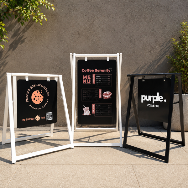 Contemporary Marks Modern Pop-Up Signages