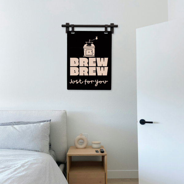 Minimalist Hanging Coffee Sign – Coffee Bar, Café, Kitchen Artwork