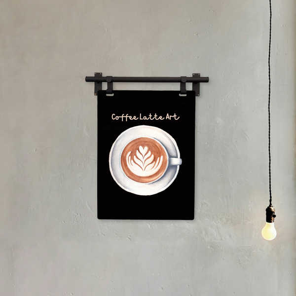 Minimalist Hanging Coffee Sign – Coffee Bar, Café, Kitchen Artwork