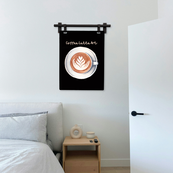 Minimalist Hanging Coffee Sign – Coffee Bar, Café, Kitchen Artwork