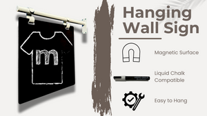 Hanging Wall Sign key highlights