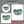 Contemporary Marks pre-set templates catering for cafe in white metal board in 18x24
