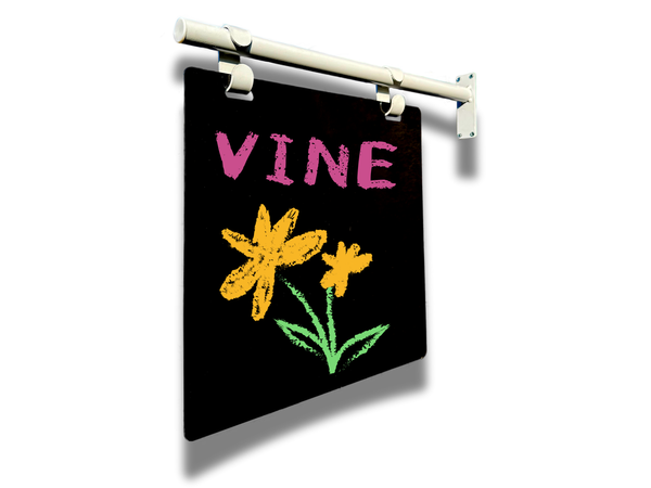 Outdoor hanging sign for business display