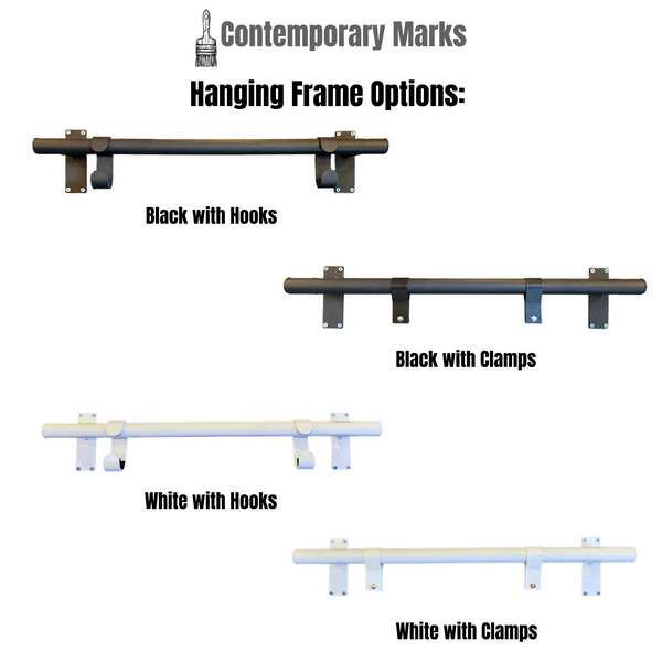 Contemporary Menu Boards Hanging Frames Hooks Options 