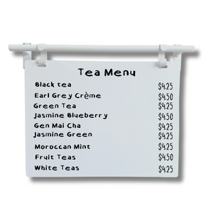 Custom Landscape Hanging Menu Sign