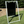 Large Metal 24x38 Sandwich Board Magnetic Surface Chalkboard Sign White Frame with Black Board