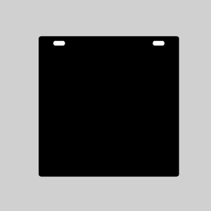15x15 Black Metal Chalkboard Sign