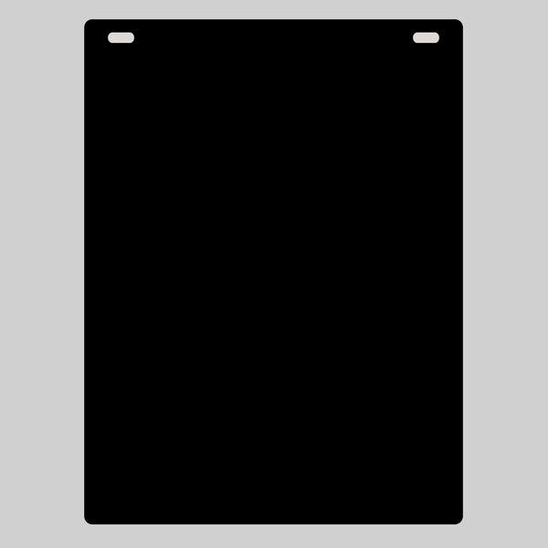 18 x 24 Black rectangular metal chalkboard menu sign