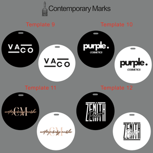 Contemporary Marks pre-set templates for display sign for business logo