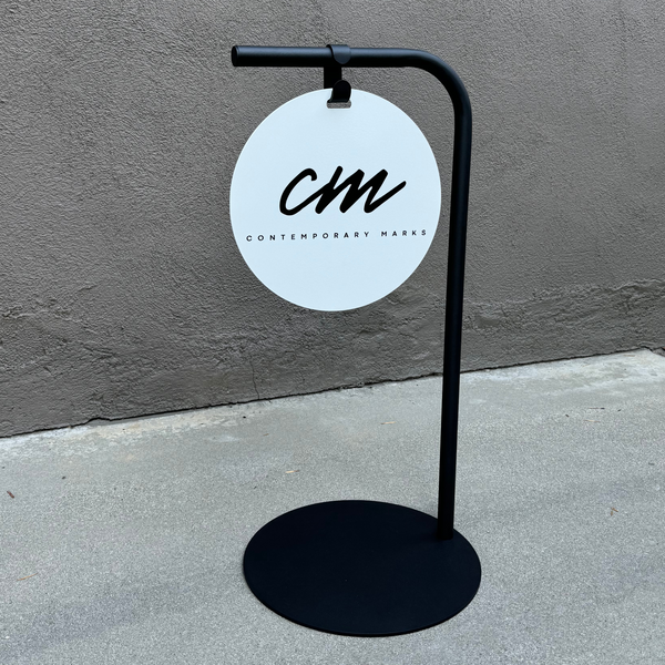 Event Metal Sidewalk Sign 14x30 Frame Magnetic Board Minimalist Double Sided Chalkboard Sign Black Frame with White Board