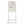 White stand with a specialty coffee menu on a minimalist business display swing sign