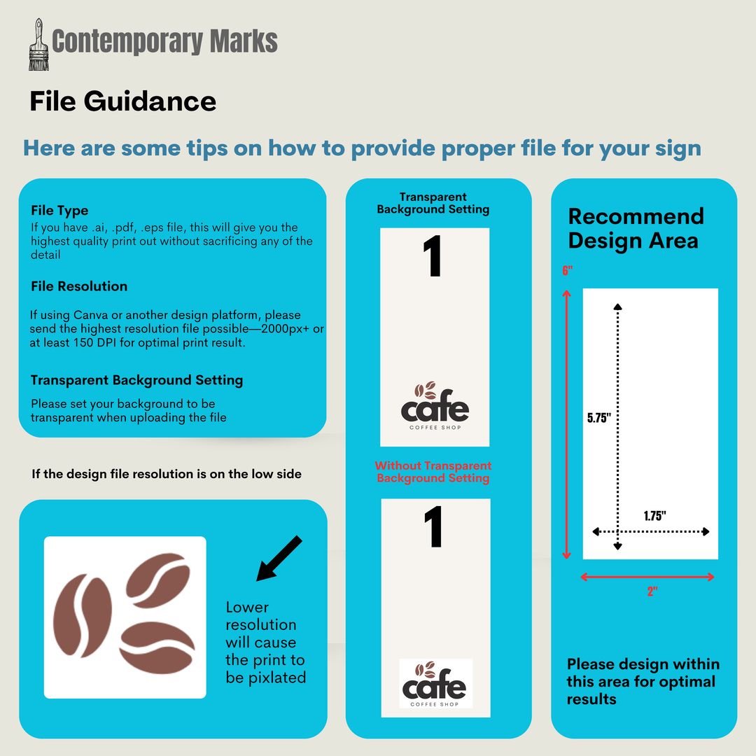 Contemporary Marks – Custom Signs for Businesses & Events