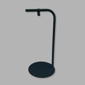 Modern Sidewalk round Sign with no plate in black