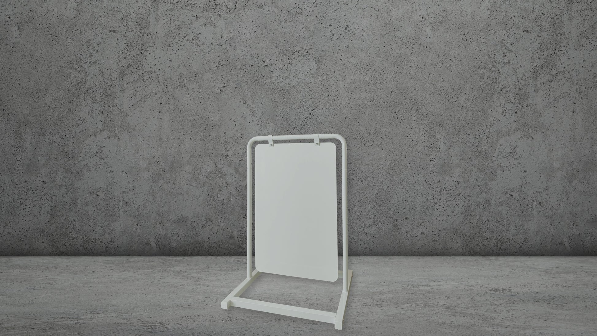Contemporary Marks Swing Sign in short and tall configuration
