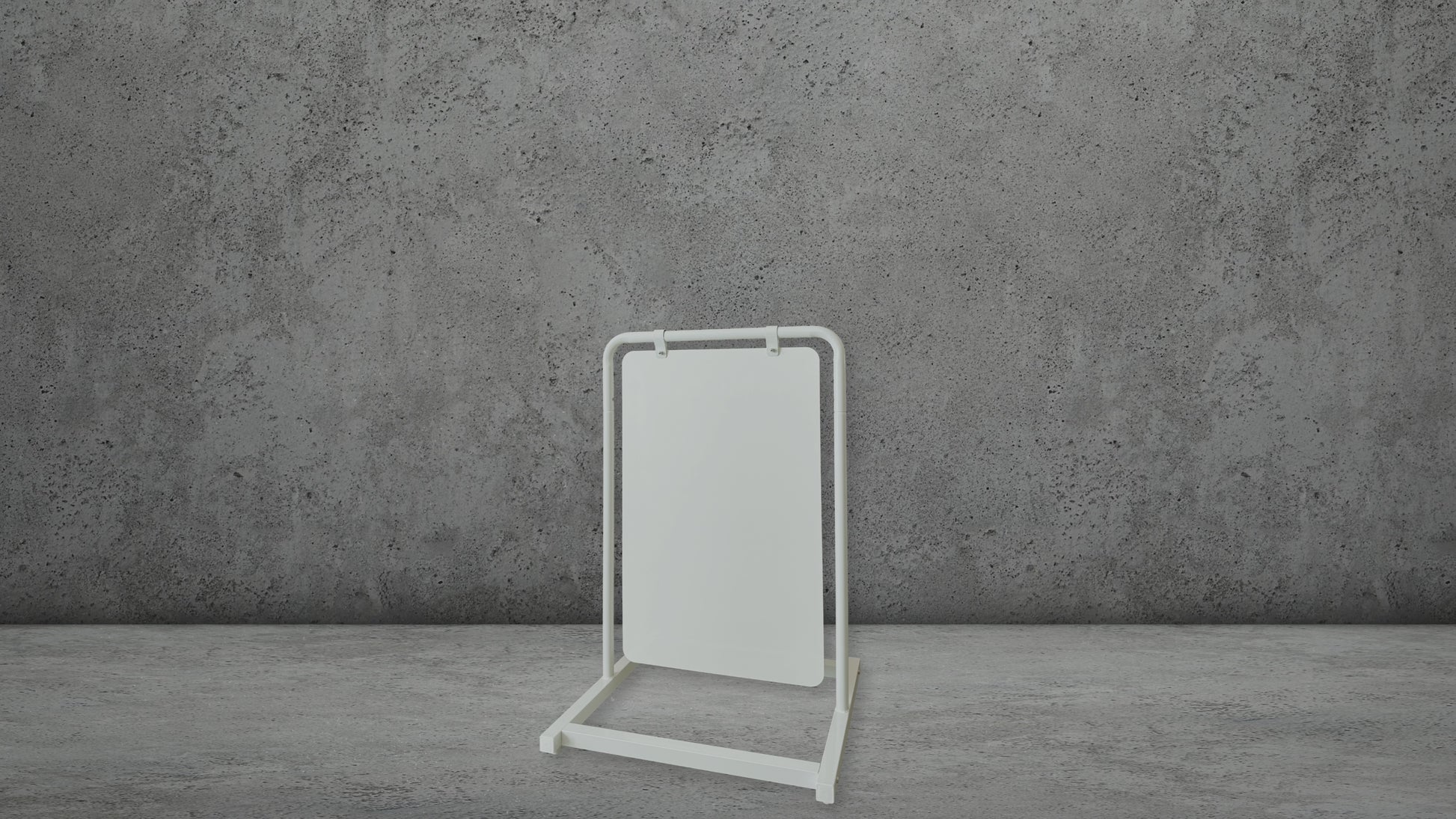 Contemporary Marks Swing Sign in short and tall configuration